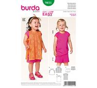 Burda Combina Cortos y fácil Patrones de Costura para Camisas 9411