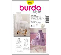 Burda Creativ Sewing Pattern 1980 for Bassinet Accessories