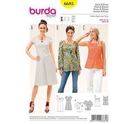 Burda Patrón 6685 Vestido y Blusa