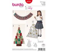 Burda Patrón 6755 Accesorios de Navidad