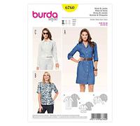 Burda Patrón 6760 Vestido y Chaqueta
