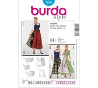 Burda Patrón 7870 Dirndl
