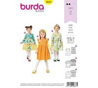 Burda Patrón 9373 Kids Vestido