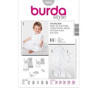 Burda Patrón 9804 Kids Vestido de Bautizo