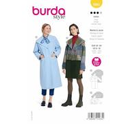 Burda Patrón de costura 5860 para coser chaqueta y abrigo [mujer, tallas 34-44] nivel 3 para avanzados
