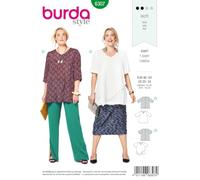 Burda - Patrón de costura 6307 para mujer, talla 46-60, ideal para principiantes [L2]
