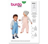 burda Patrón de costura pantalones de peto para bebé 9295