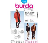Burda Patrón de costura para hombre 7142 clásico abrigos y chaquetas