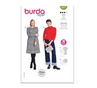 Burda Patrón de costura X05677Burda Burda Style Pattern 5677 para vestidos y camisas de mujer 10-22 (36-48)