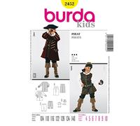 Burda Sewing Pattern, 2452, Style, Pirate Costume, by