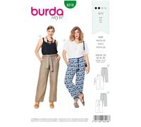 Burda Sewing Pattern 6218 - Womens Trousers 14-22