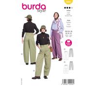 burda style 5603 - Patrón de costura para pantalón de mujer (instrucciones en inglés y alemán)