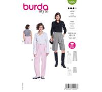 burda style 5626 - Patrón de costura para pantalones de mujer (34-44)