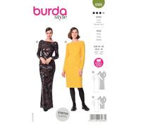 Burda Style 6068 - Patrón de costura para confeccionar ropa para mujer (tallas 34-44, nivel de costura: medio
