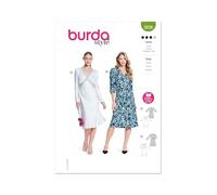 Burda Style B5838 - Patrón de costura para vestidos de mujer