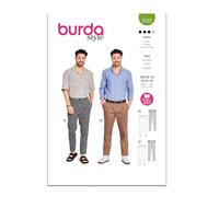 Burda Style Sewing Pattern B5722 - Patrón de costura para pantalones para hombre