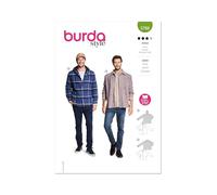 Burda Style Sewing Pattern B5768 - Patrón de costura para chaqueta para hombre