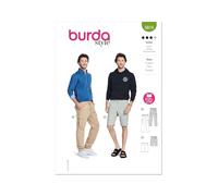 Burda Style Sewing Pattern B5814 - Patrón de costura para pantalones para hombre
