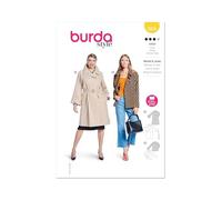 Burda Style Sewing Pattern B5824 - Patrón de costura para chaqueta y abrigo para mujer