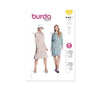 Burda Style Sewing Pattern B5826 - Patrón de costura para vestidos de mujer