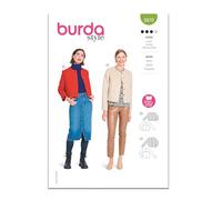 Burda Style Sewing Pattern B5870 - Patrón de costura para chaqueta de mujer