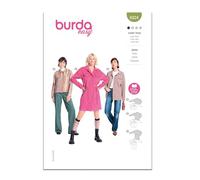 Burda Style Sewing Pattern B6024 - Patrón de costura para chaqueta de mujer