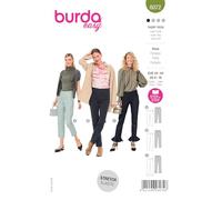 Burda Style Sewing Pattern B6072 - Patrón de costura para pantalones de mujer