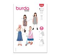 Burda Style Sewing Pattern B9238 - Patrón de costura para vestido infantil
