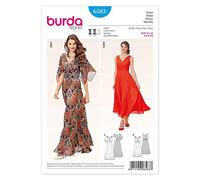 burdastyle Burda B6583-Patrón de Costura para Vestido, Papel, Blanco, 19 x 13 x 1 cm