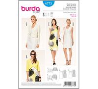 burdastyle Patrón Burda 6773 Vestido y Chaqueta