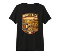 Burdeos Francia Souvenir Burdeos Regalo Viaje a Francia Camiseta Premium