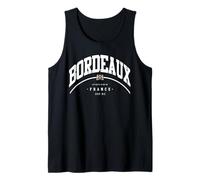 Burdeos Francia Vacaciones a Burdeos Regalo Bordeaux Girl Camiseta sin Mangas