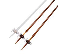 Bureta de acrílico profesional con llave de PTFE, capacidad 25 ml, graduación 0,1 ml - Ideal para laboratorios científicos(PTFE brown acid-base 50ml)
