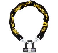 Burg-Wachter 1M Sold Secure Gold - Kit de cadena y candado para bicicleta, color negro