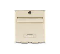 BURG WACHTER Buzón Favor en acero galvanizado - 2 puertas - Beige claro