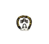 Burg-Wachter - Cadena de seguridad para bicicleta (1 m, 12 mm, cierre de diamante, color negro)