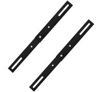 Burg-Wachter - Kit de Soporte de Montaje Ajustable para buzón y barandilla, Color Negro