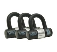 Burg-Wächter 100D Sold Secure Gold Pack, negro, Trio Keyed Alike U Lock
