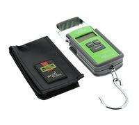 BURG-WÄCHTER Báscula portátil digital para equipaje y paquetes Tara PS 7600, Negro/Verde