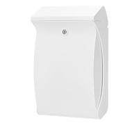 Burg Wächter Buzón Swing 4905 W – compacto, tope de apertura, A4, plástico blanco