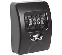 BURG-WÄCHTER Caja fuerte para llaves con código numérico de 4 dígitos para exterior e interior, Segura, Montaje de pared, Key Safe 10 SB, Negro