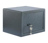 BURG-WÄCHTER - Caja fuerte para muebles con llave, incluye estante, fijación a la pared y al suelo, 20,6 L, 12,7 kg, Pure Safe PS 120 K, antracita