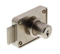 Burg wächter - Cerradura sobreponer disco diámetro 18mm niquel (blister)