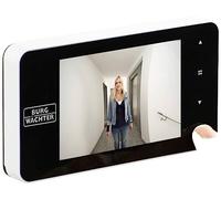 BURG-WÄCHTER Mirilla digital Door eGuard con timbre, Mirilla electrónica con cámara y monitor, Visión nocturna, Grosor puerta 38-110 mm, Pantalla 3,2", DG 8200, Blanco