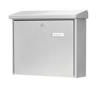 BURG-WÄCHTER Journal 5867 Si Buzón de acero galvanizado, Plateado