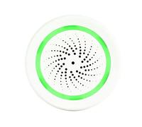 Burg Wächter Noise 2162 - Sistema de Alarma con medición de Temperatura y Humedad, Funciona con Pilas, Color Blanco