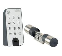 Burg-Wächter secuENTRY easy 7602 Cilindro Electrónico con Teclado SecuENTRY de Huellas Dactilares