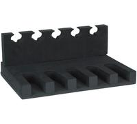 BURG-WÄCHTER Soporte de armas para caja fuerte, Capacidad de hasta 5 armas cortas, Espuma robusta, KWH 5, Negro