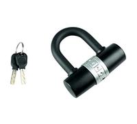 BURG-WÄCHTER U-Bügelschloss mit Schlüssel, Universalschloss für Ketten und Seile, Diebstahlsicherung, Bügelstärke 14,0 mm, 1480 HB 100/55, schwarz