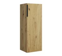 burgbad Eqio armario de media altura 1 puerta, bisagra derecha, 960x350x320mm, UH3525RF5662G0252, Color: Roble decoración Urban / Roble decoración Urban, tirador Negro mate G0252